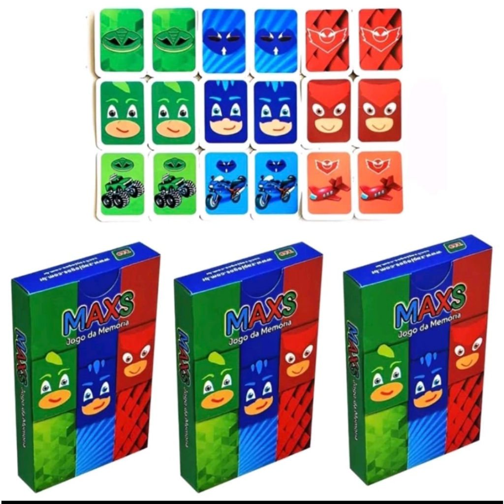 KIT 30 JOGOS DA MEMORIA MAXES em Oferta na Shopee