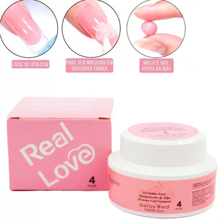 Gel De Alongamento Solido UV&Led15 ML Real Love Alongamentos Tips