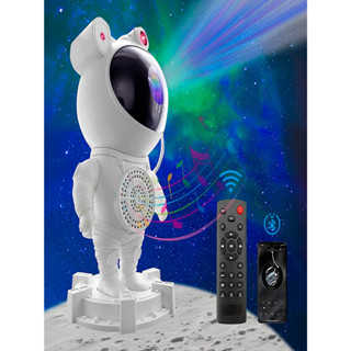 Projetor De Luz Astronauta Caixa De Som Bluetooth 2ªgeração