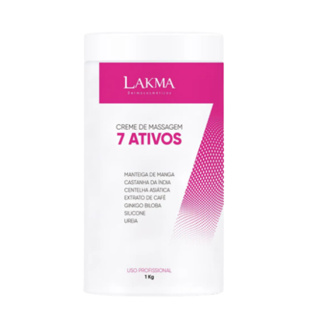 Creme de Massagem 7 Ativos 1kq Lakma / Redutor de Medidas / Detox Corporal em Oferta na Shopee