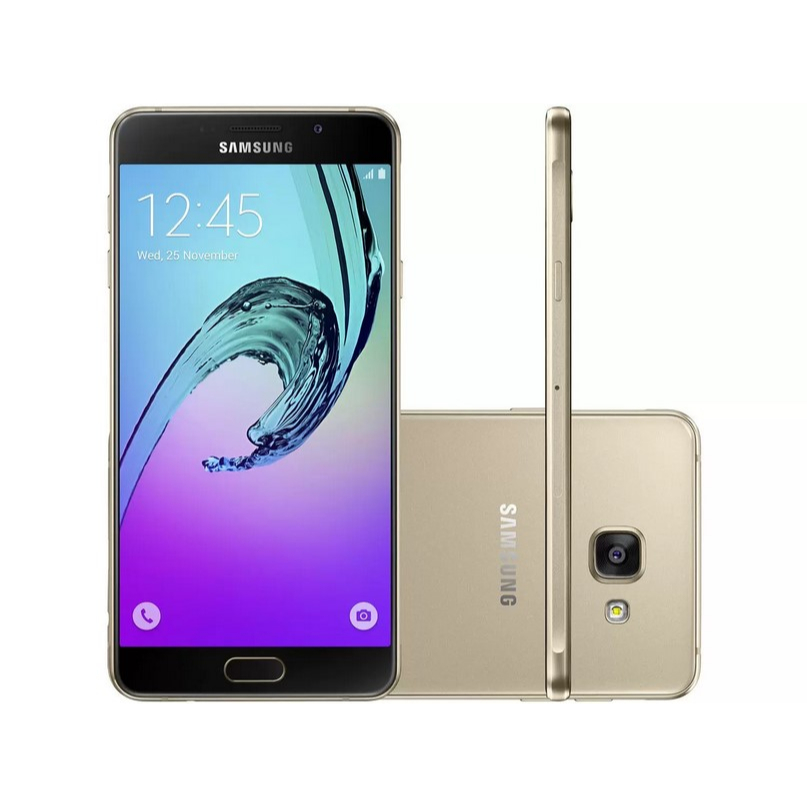 Smartphone Samsung Galaxy A7 2016 Duos 16GB Dual Chip 4G Câm. 13MP + Selfie 5MP - Exposição