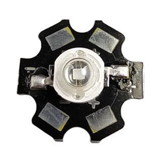 5 - 10 x Led Chip 3w dissipador estrela Cores Branco Azul royal Actinico Vermelho verde spectrum Deep Red UV Ciano IR em Oferta na Shopee