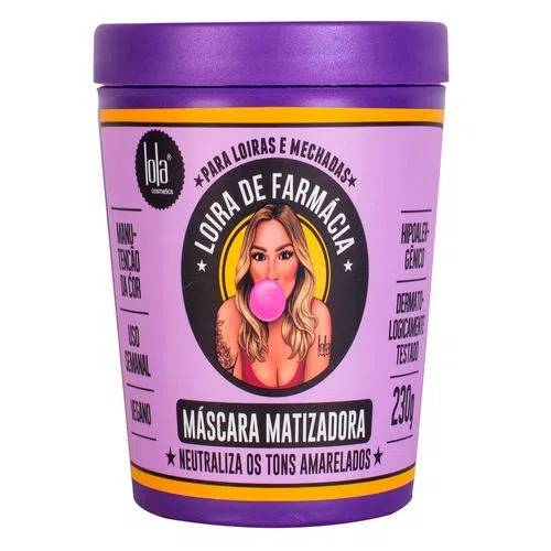 Loira De Farmácia Máscara Matizadora Lola Cosmetics - 230g