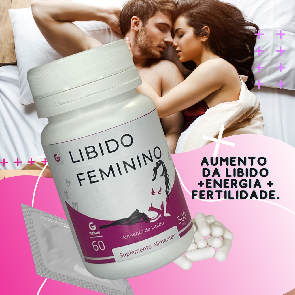 Libido Feminino 60 Cápsulas 500mg