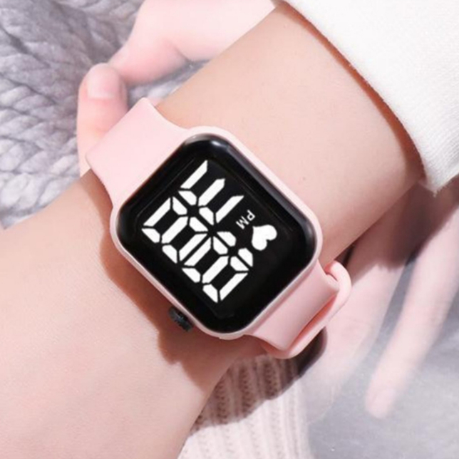 Relógio LED quadrado à prova d'água digital feminino e masculino Esportes 001 em Oferta na Shopee