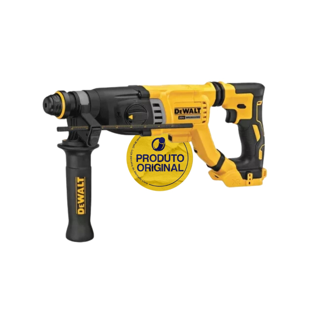 Martelete eletropneumático DeWalt DCH263B sem fio amarelo e preto