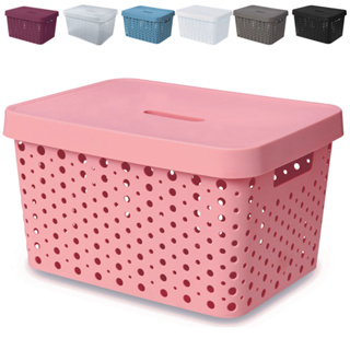 Cesto Organizador 17 Litros Caixa Organizadora 36x27x20 Cesta Multiuso em Oferta na Shopee