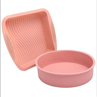 Kit Conjunto de Formas Para bolo Pães Pudim Tortas e Doces Material Silicone, Suporta Temperaturas de Até 220ºC Forno Freezer Geladeira Air Fryer