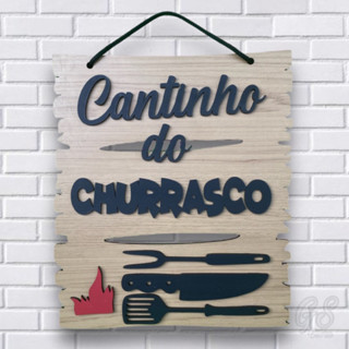 Quadro Decorativo CANTINHO DO CHURRASCO