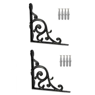 Mão Francesa De Aluminio 18x18 Com 2 Un + Buchas E Parafusos