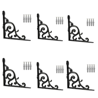 Mão Francesa De Aluminio 18x18 Com 6 Unidades + Buchas E Parafusos em Oferta na Shopee