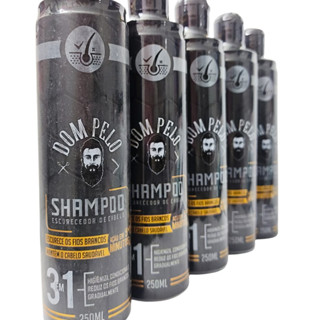 5 Shampoo Escurecedor 250ml Escurece o cabelo branco testado e comprovado xampu