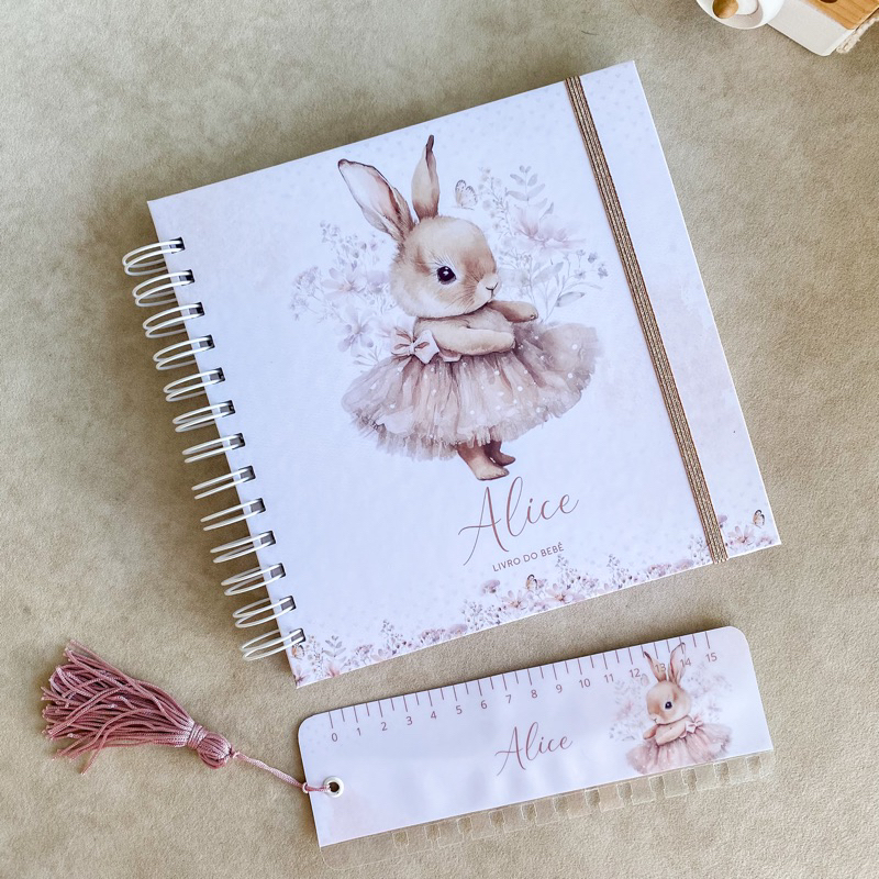 Álbum Livro do Bebê Memórias Menina Personalizado Temas 1