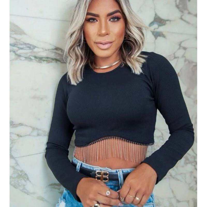 Cropped Feminino Franja