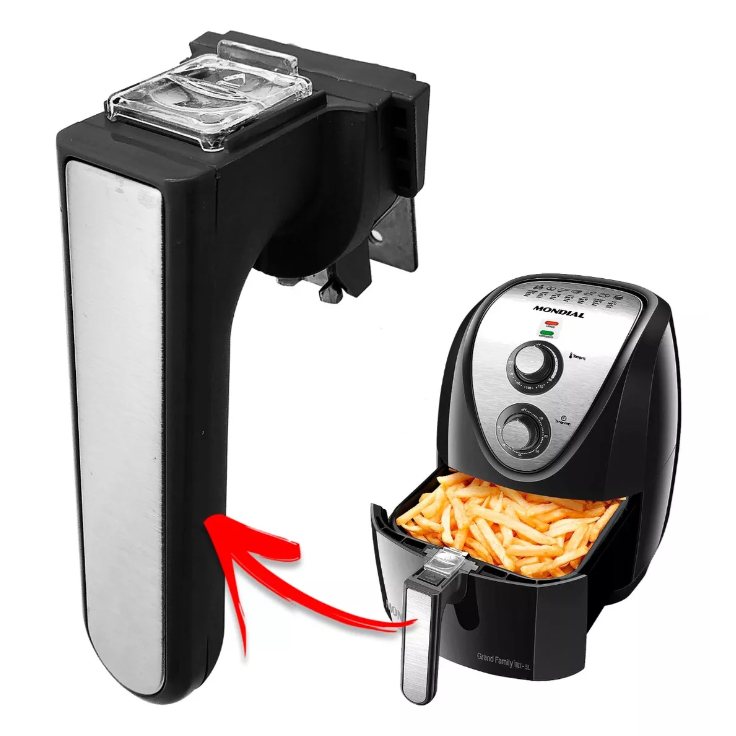 Puxador Cabo Air Fryer Mondial Afn-50  E Afn-40 Preto Original