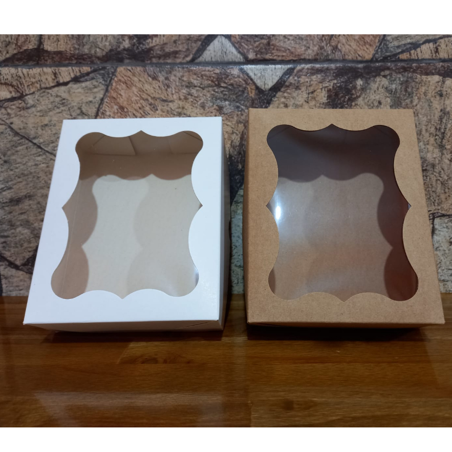 20 Caixas Classic com Visor 19x15x5,5 cm. Tampa e Fundo Conjugados