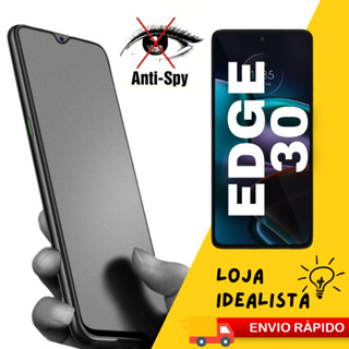 Pelicula Ceramica Fosca Privacidade Motorola Moto Edge 30 Ceramic Matte Privacy Antispy Compatível Pronta Entrega