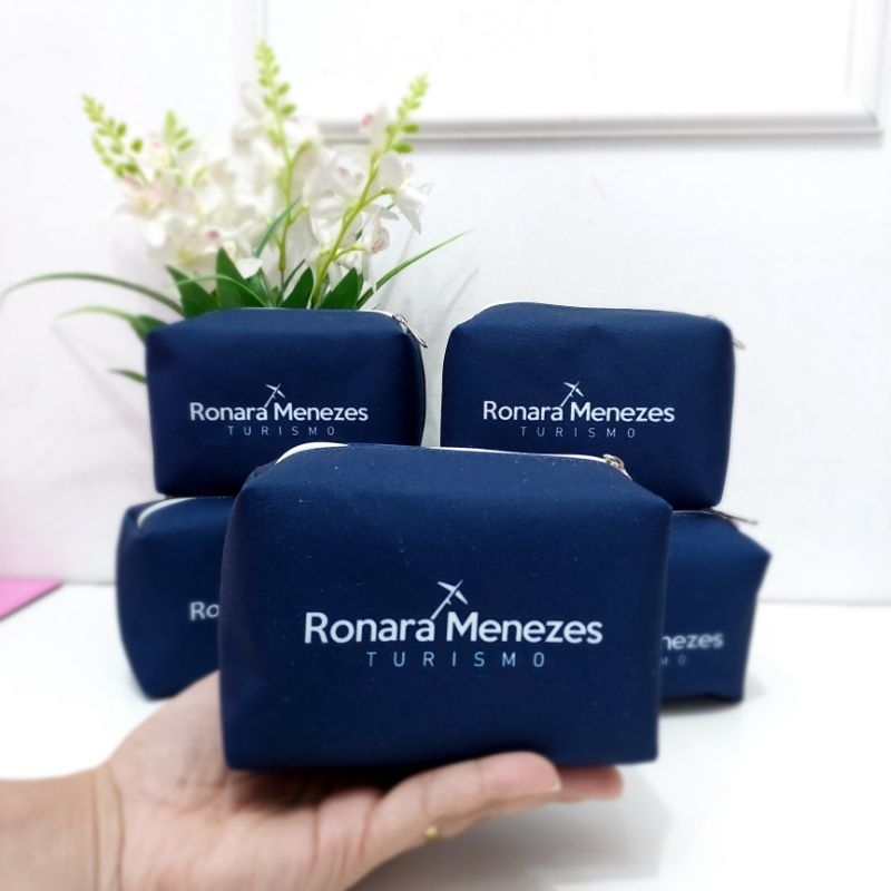 20unid Nécessaire  Mini Box Personalizada  12x9 logomarca empresarial mimos clientes
