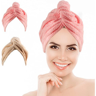 Toalha Grossa Mágica Cabelo Secar Rápido Touca Banho Cabelo de Microfibra Promoção