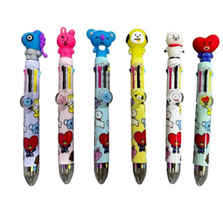 Bts caneta esferográfica com 8 cores Bt21