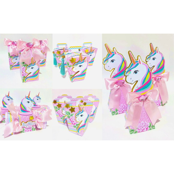 KIT PERSONALIZADOS FESTA UNICORNIO