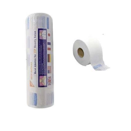 Gola Higiênica Descartável Protetor Pescoço Barbearia - 1 pacote com 5 rolos total de 500 golas