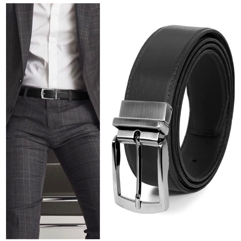 cintos para homens automatico de  masculino negocios casual luxo cintos de metal couro de plutonio designer famosaJ6628 em Oferta na Shopee