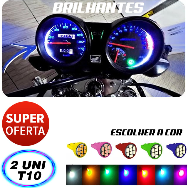 Par Led Painel Cg Titan Fan Factor 125 150 160 em Oferta na Shopee