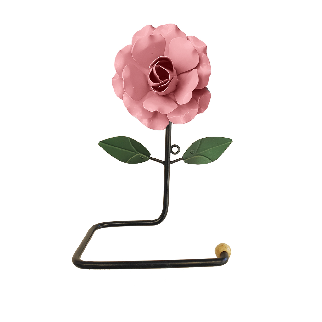 Porta Papel Higiênico Cabideiro Cabide De Parede De Ferro Tema De Flores em Oferta na Shopee