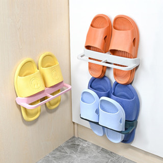 Suporte Organizador Rack Sapatos Chinelo Dobrável De Parede 3 Em 1 Sapateira Praticidade