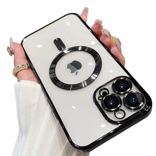 Case Capinha IPhone Magnética MagSafe ( Sem fio ) Para IPhone 11 12 13 14 e 15 Pro e Pro Max