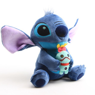 Pelúcia Lilo & Stitch 25cm Grande Com Boneca Xepa - Antialérgico