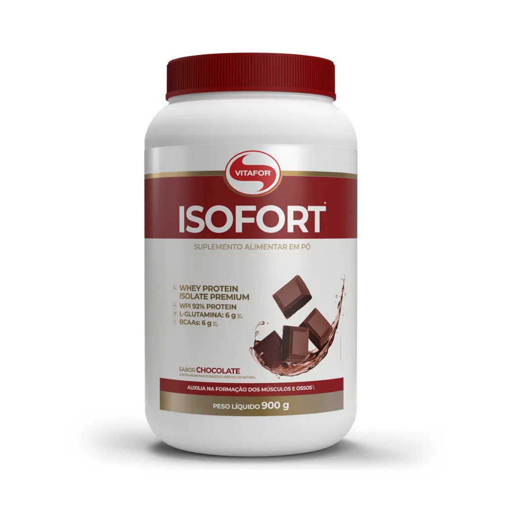 Whey Protein Isolado Isofort 900g Vitafor