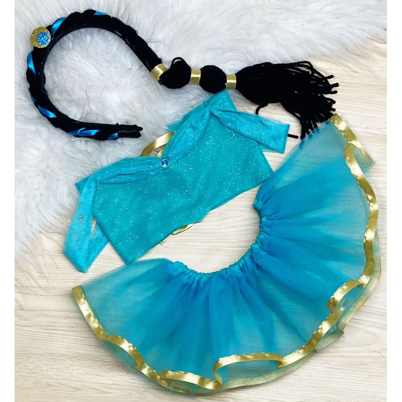 fantasia infantil princesa Jasmine odalisca