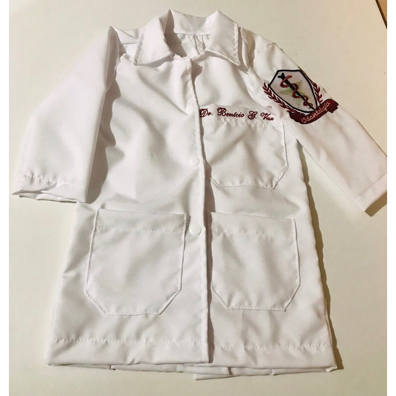 Jaleco Personalizado Odonto Infantil Branco