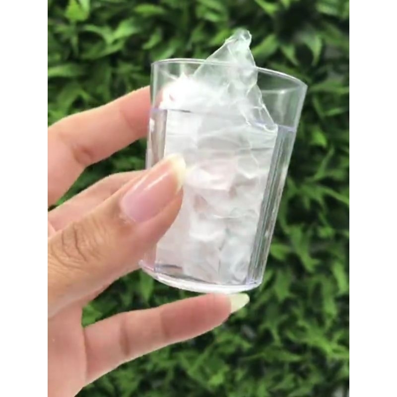 Copo de Shot Americano Acrílico 50 ml Pinga Dose Cachaça 10 Unidade