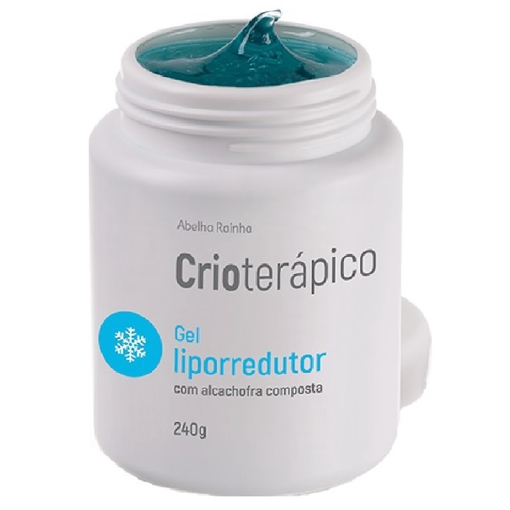 Gel  creme  Redutor de medidas  queima gordura  abdominal seca barriga  Crioterápico Abelha Rainha 240g