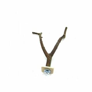 Poleiro de goiabeira P/ Papagaio Maritaca Calopsita  de Madeira Natural Unid em Oferta na Shopee