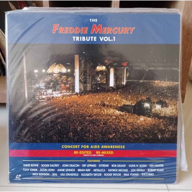 Laser Disc The Freddie Mercury Tribute Vol. 1( importado)