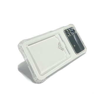 Capa Capinha Silicone Porta Cartão Para Tpu Xiaomi Poco x4 Pro