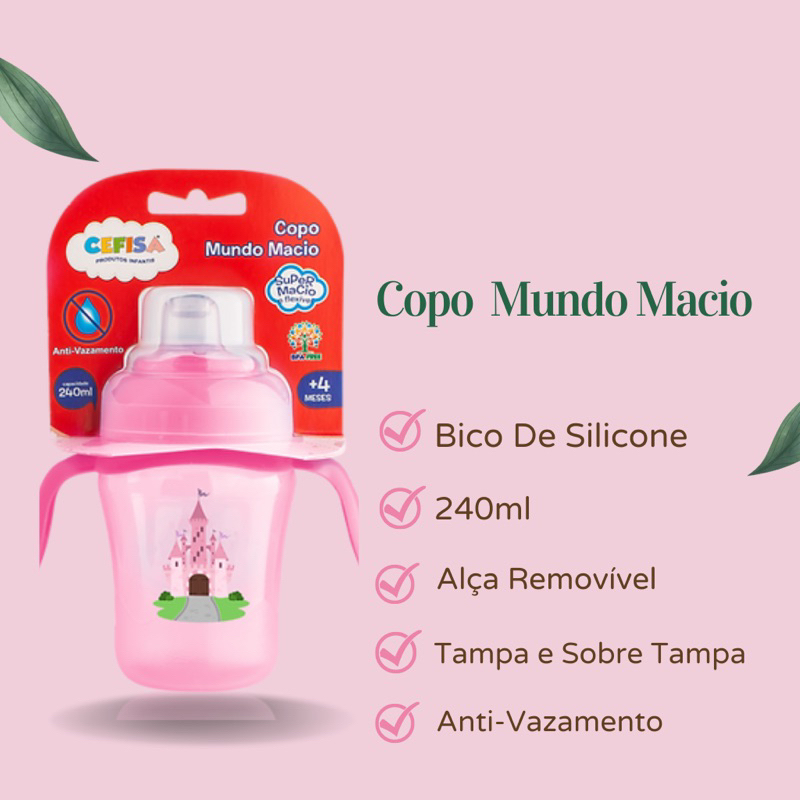 Copo Para Bebê Anti-Vazamento em Oferta na Shopee
