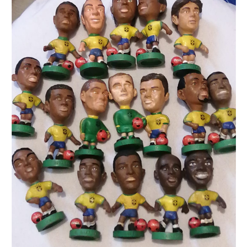 Mini Craques Coca-Cola originais seleção brasileira