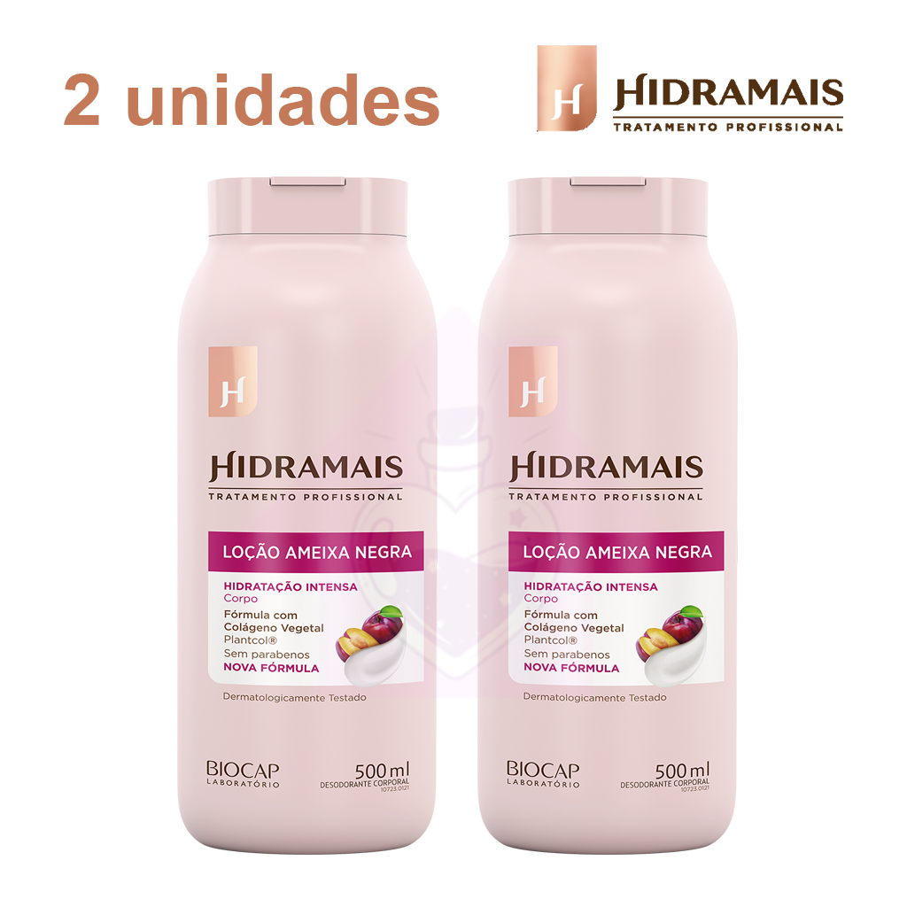 Loação Hidratante Hidramais 500ml Ameixa Negra - 2un