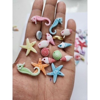 Miçangas Fundo do Mar Coloridas 50 Peças. em Oferta na Shopee