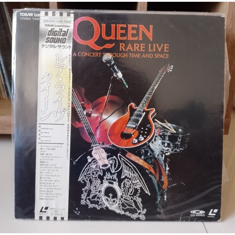 Laser Disc Queen Rare Live A Concert Through Time And Space (importado Japão)