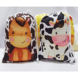 Kit 20 un Sacolinha de Tecido  Personalizada em Oferta na Shopee