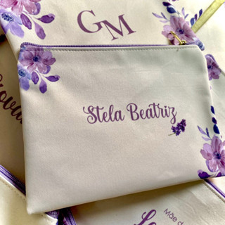 Necessaire Personalizada Para Lembrança Casamento, Aniver, Madrinhas etc