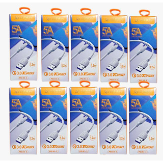 Kit 10 Cabo Carregador 1.2m 3.0 Turbo Para Smartphone Usb Tipo- C Peining em Oferta na Shopee