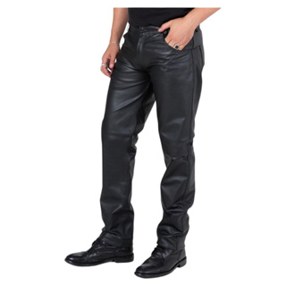 Calça de Couro Legítimo Masculino em Oferta na Shopee