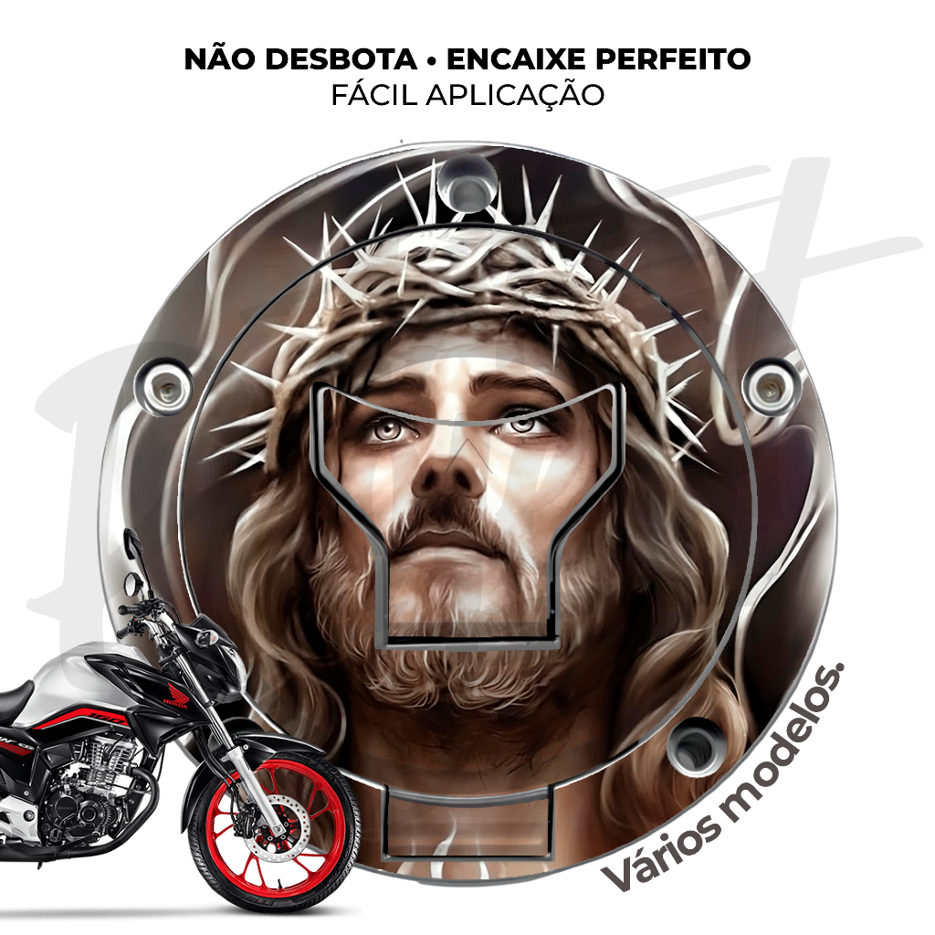 Adesivo/Protetor TAMPA DO TANQUE TITAN/FAN/START 160 - XRE - BROS